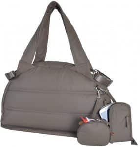 sac a langer doudoune taupe