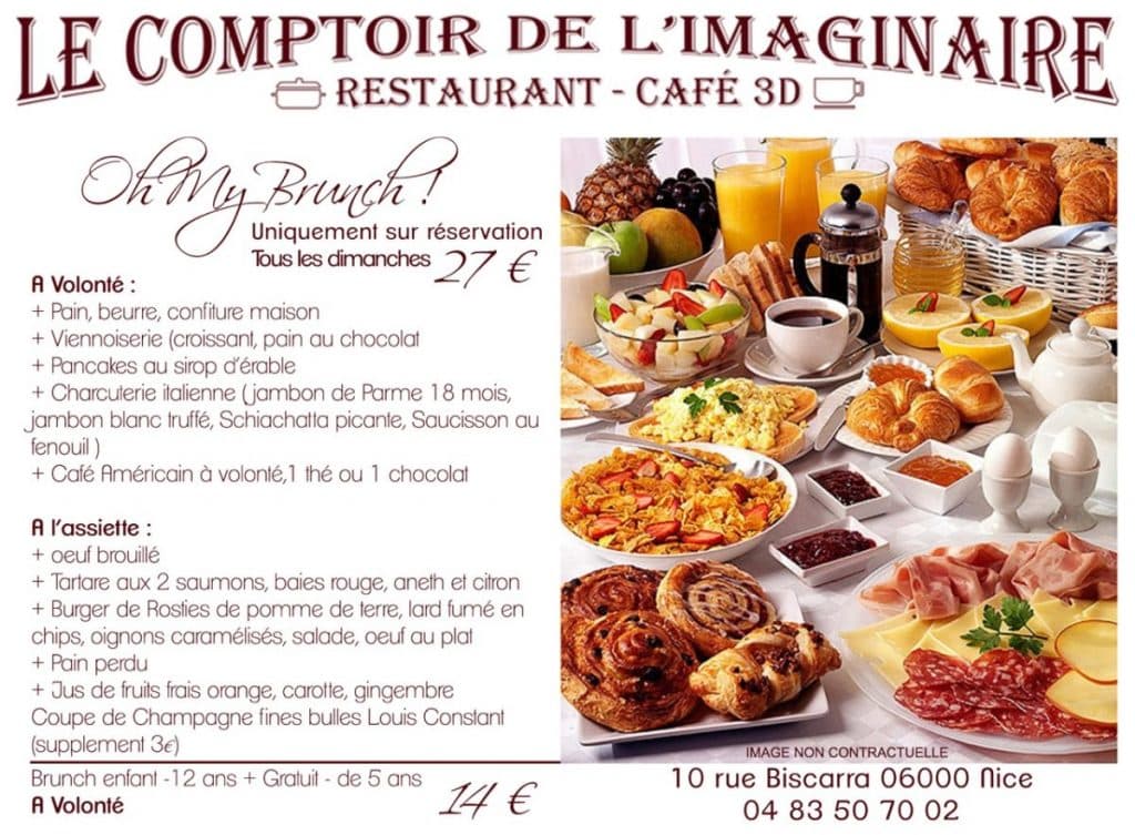 brunch comptoir de l'imaginaire