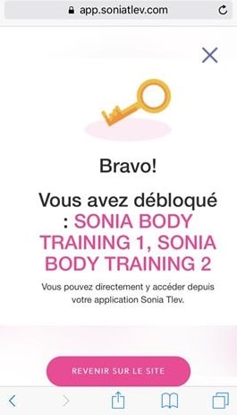 sonia body training code
