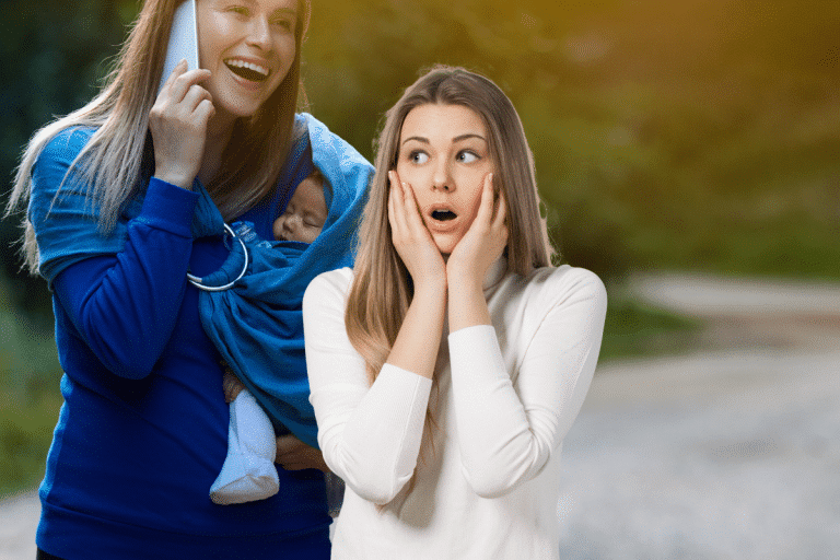 La vérité sur ce que ressent bébé quand maman est au téléphone