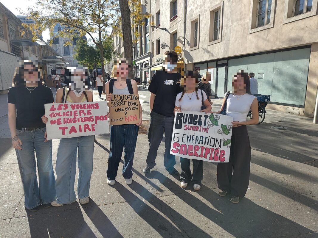 Lycéens et syndicats unis pour réclamer une autre école